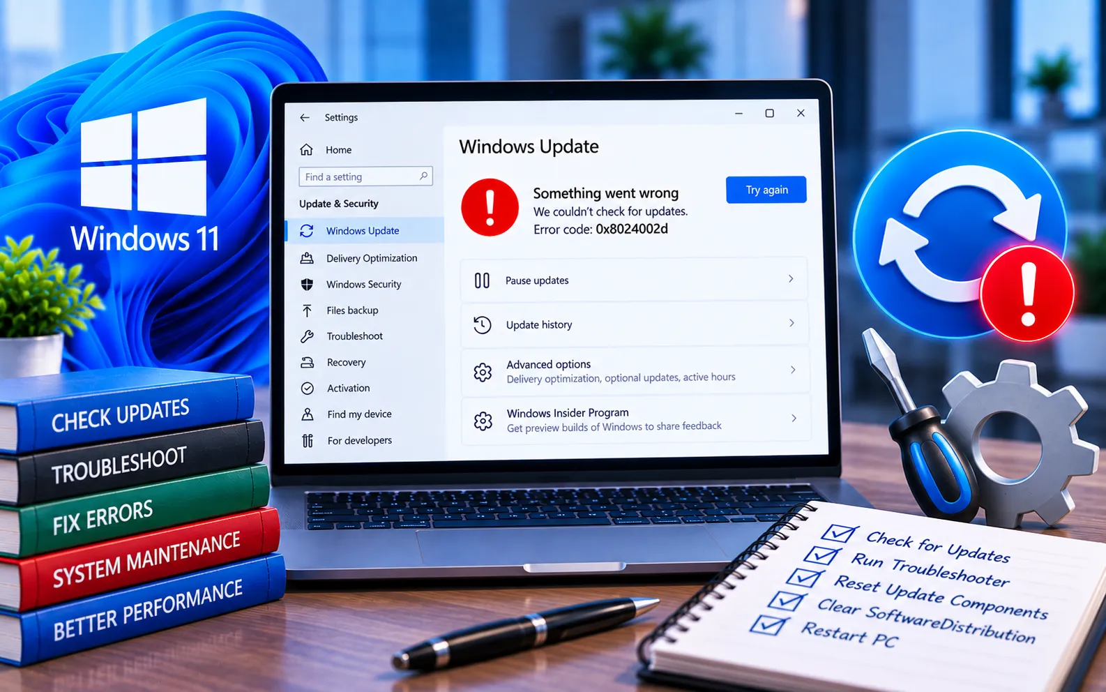 Windows Update Error Code 0x800700C1 fix